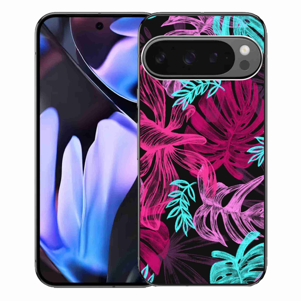 Gelový kryt mmCase na Google Pixel 9 Pro XL - květiny 1