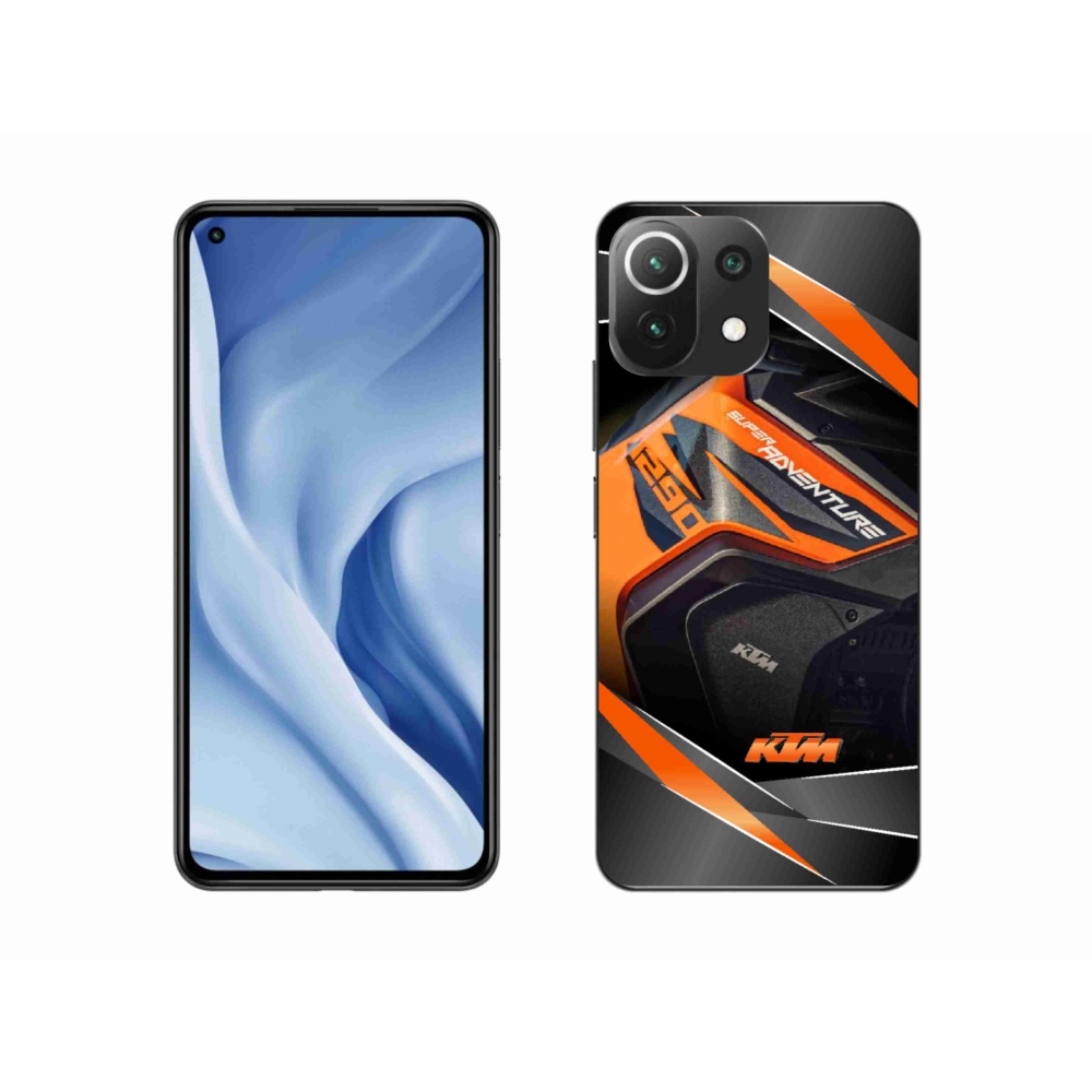 Gelový kryt mmCase na Xiaomi 11 Lite 5G NE - motorka ktm