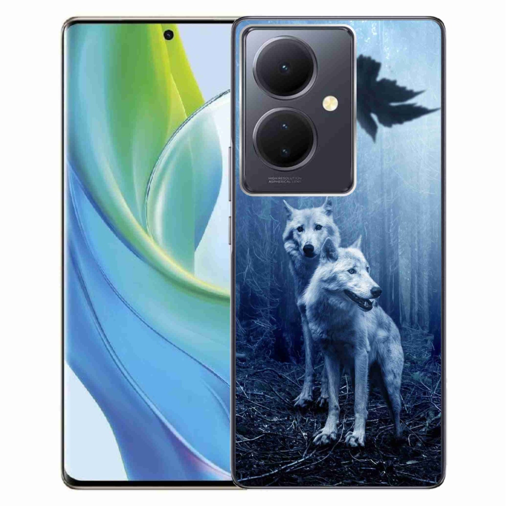 Gelový kryt mmCase na Vivo V29 Lite 5G - vlci v lese