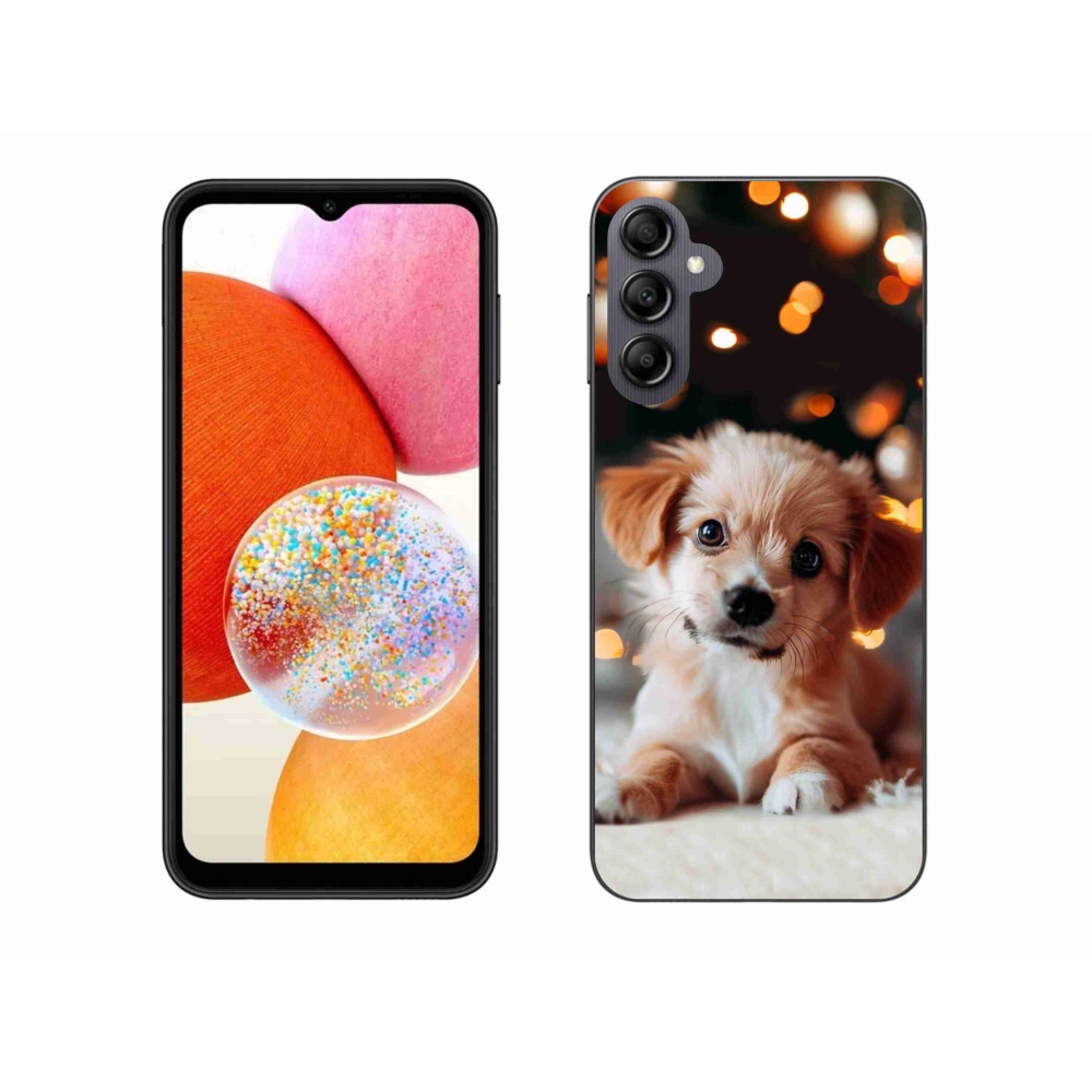 Gelový kryt mmCase na Samsung Galaxy A14 4G/5G - štěňátko