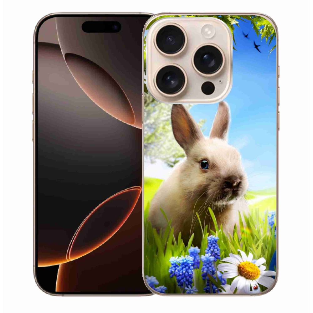 Gelový kryt mmCase na iPhone 16 Pro Max - zajíček