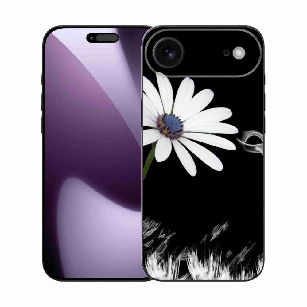 Gelový kryt mmCase na iPhone 17 Air - bílá květina