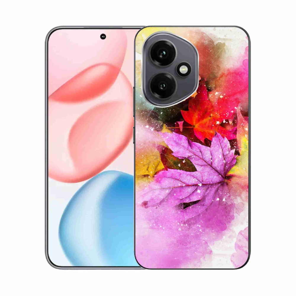 Gelový kryt mmCase na Honor 400 - barevné listy