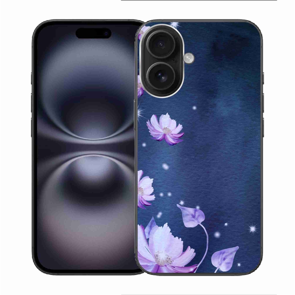 Gelový obal mmCase na iPhone 16 - padající květy