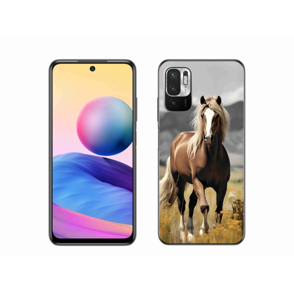 Gelový kryt mmCase na Xiaomi Poco M3 Pro/5G - hnědý kůň 1