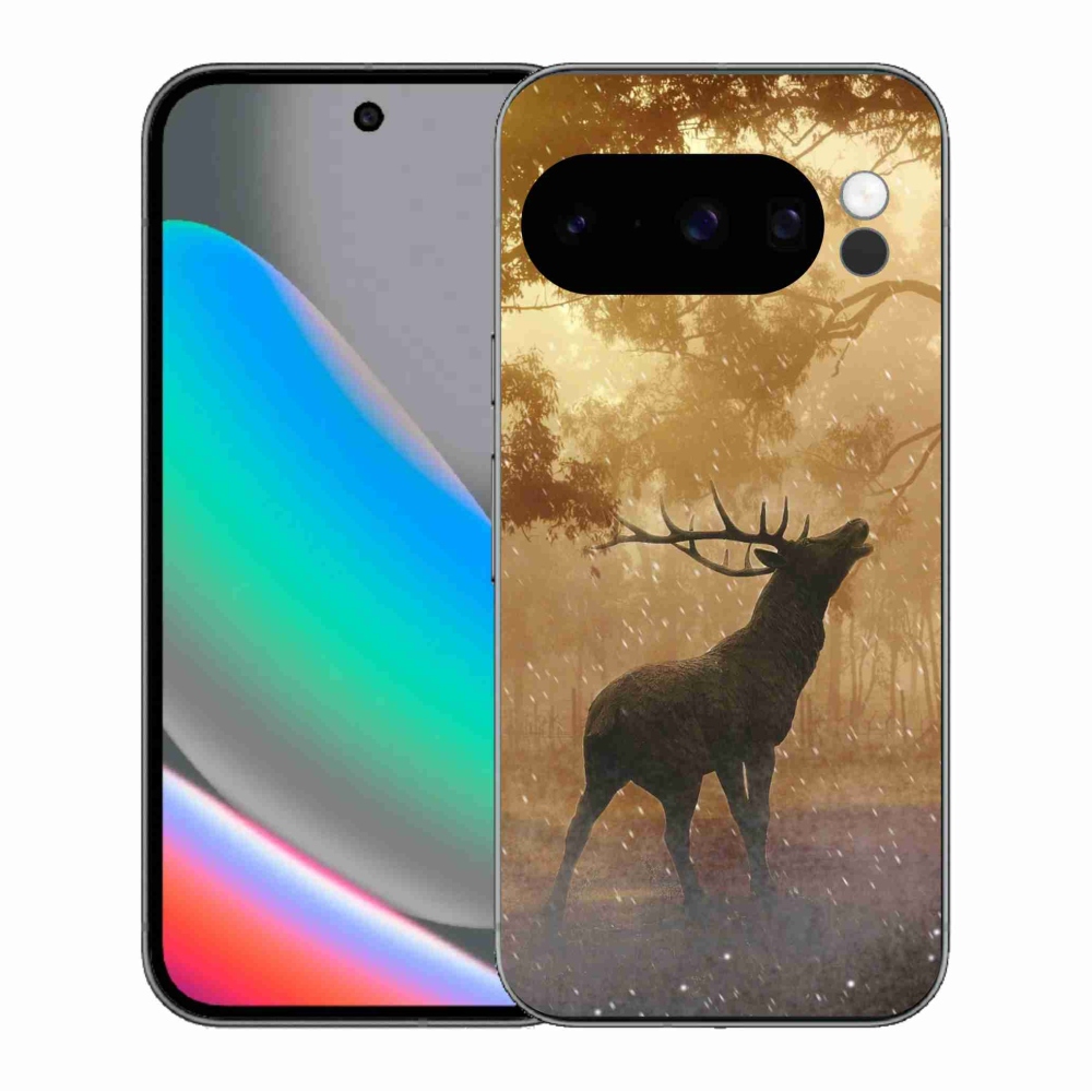 Gelový kryt mmCase na Google Pixel 10 Pro - jelen v říji