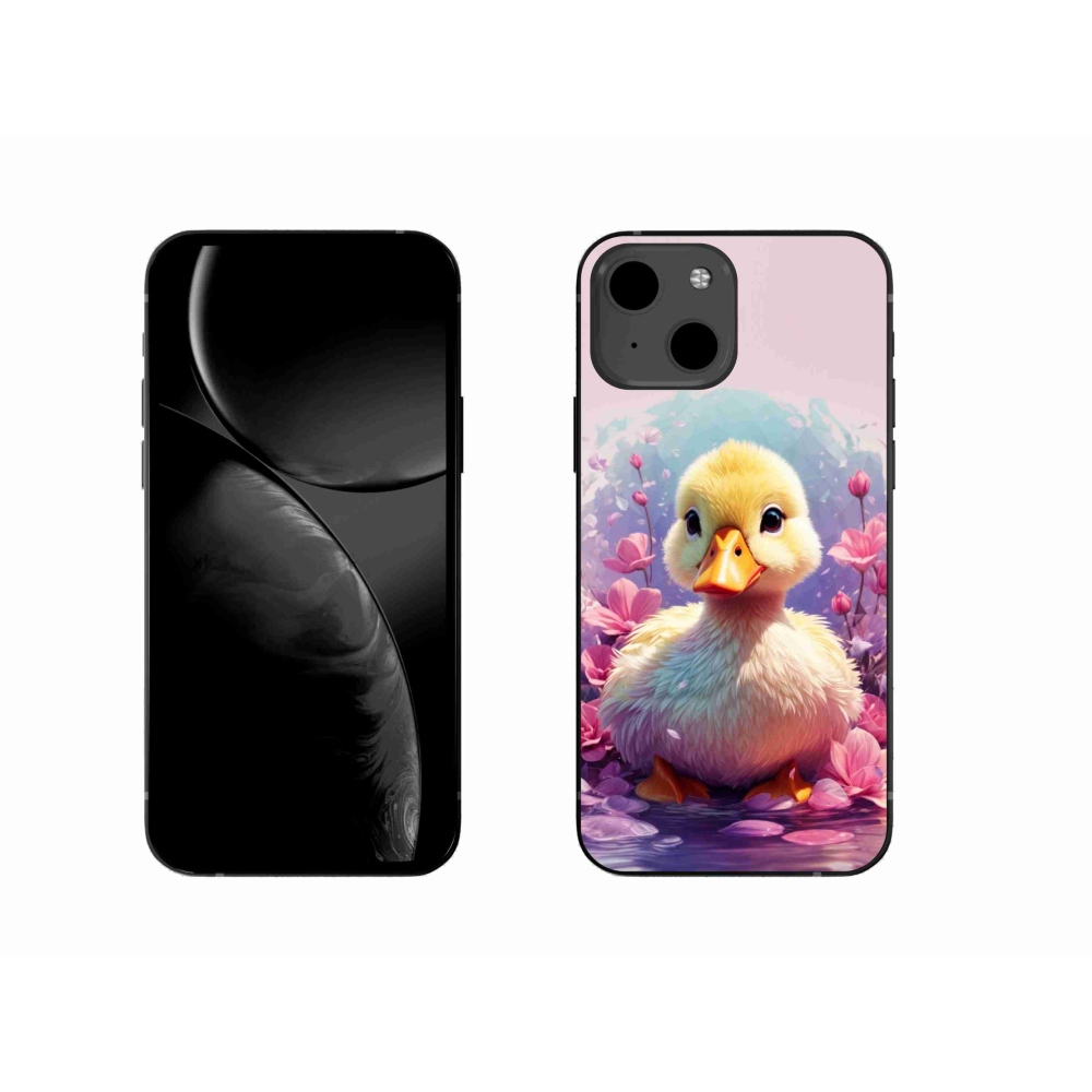 Gelový kryt mmCase na iPhone 13 - kachnička
