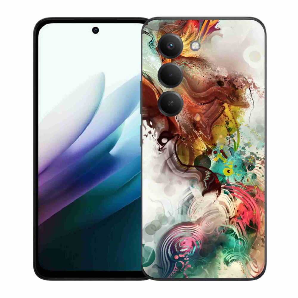Gelový kryt mmCase na Xiaomi Redmi 15 4G/5G (171mm) - abstrakt 1