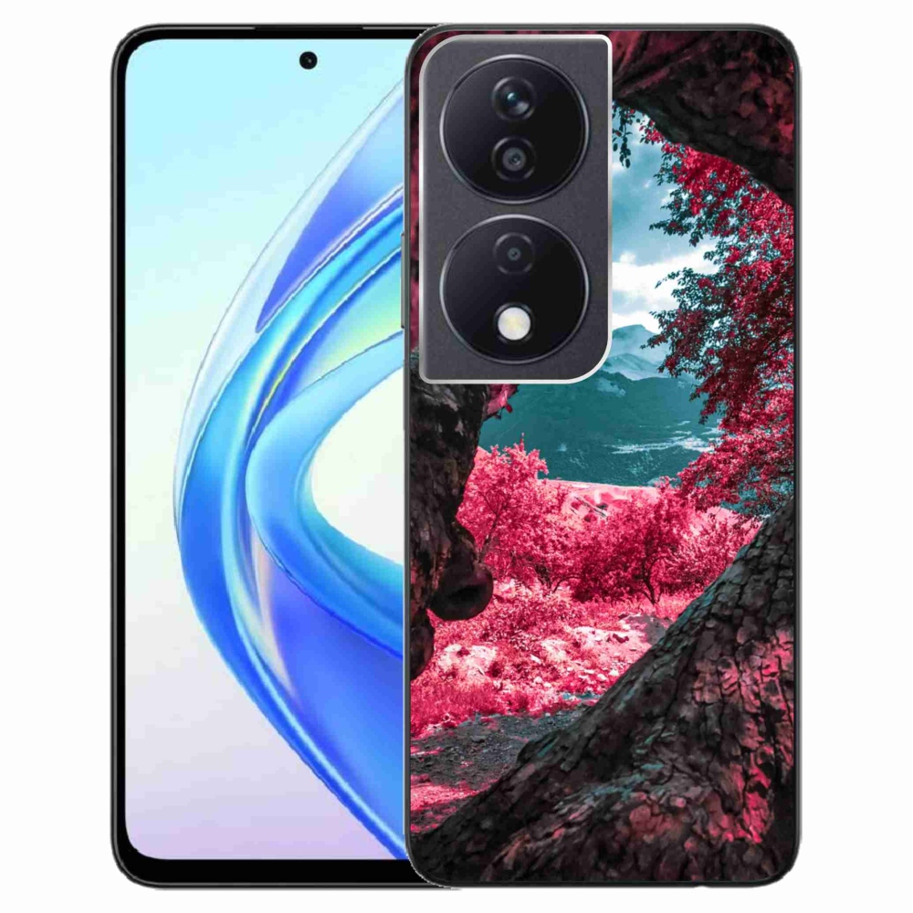 Gelový kryt mmCase na Honor X7b/Honor 90 Smart - výhled na hory