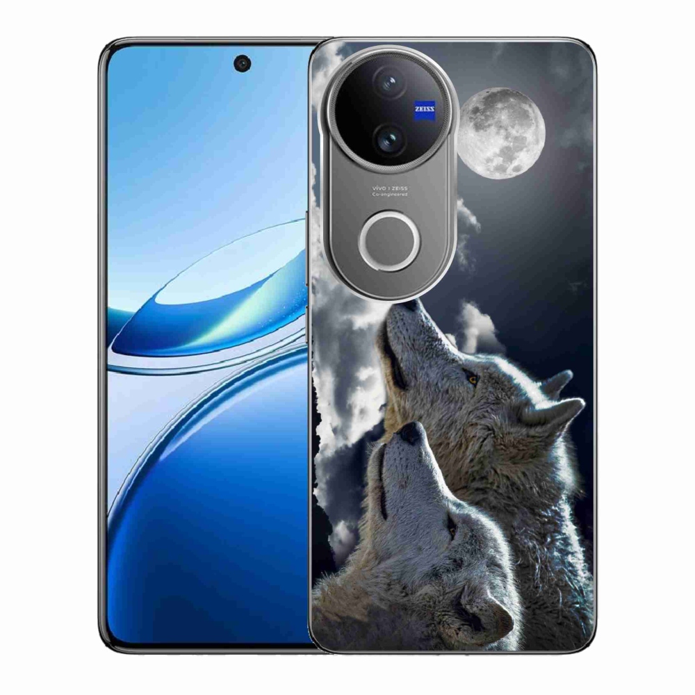 Gelový kryt mmCase na Vivo V50 5G - vlci