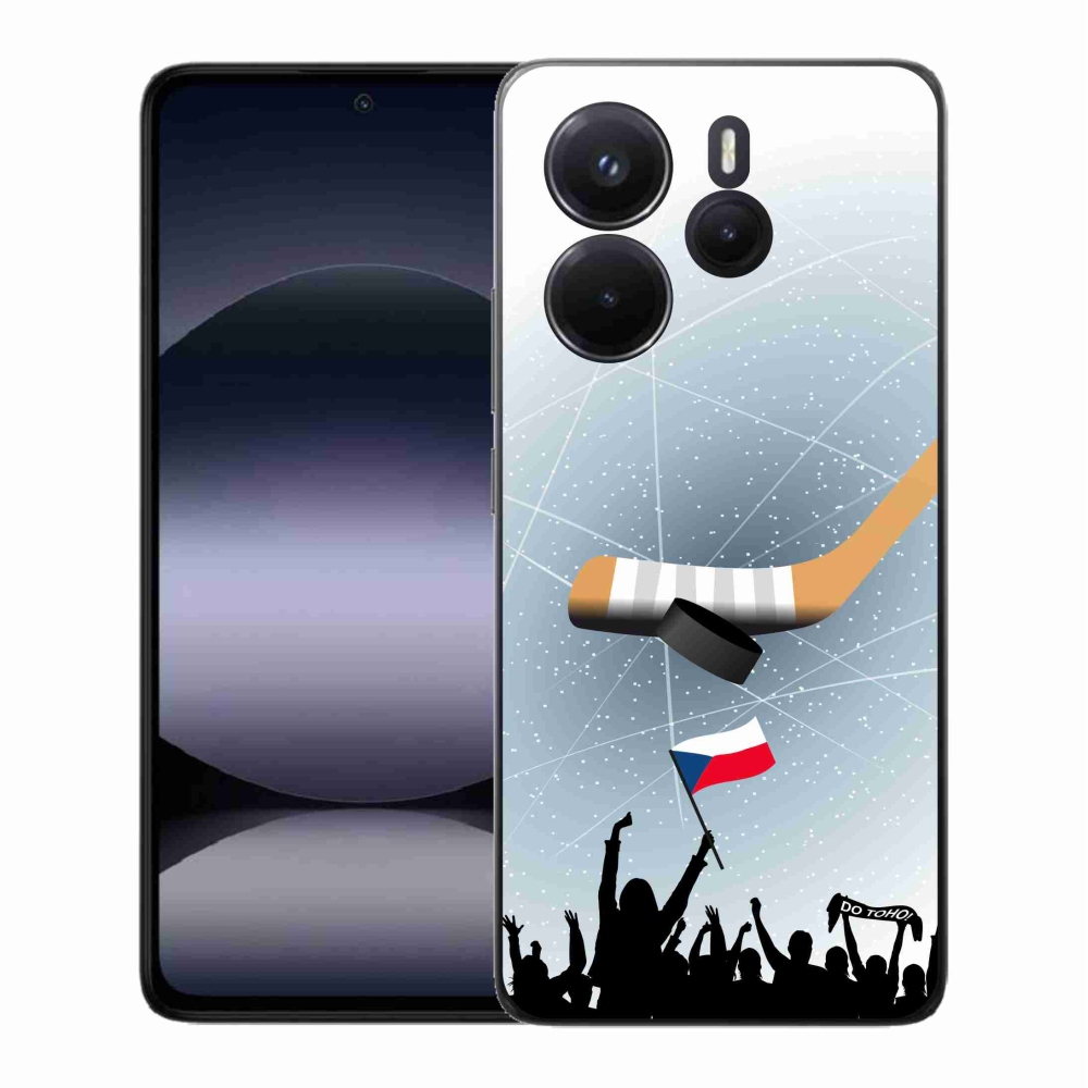 Gelový kryt mmCase na Xiaomi Redmi Note 14 - fanoušci hokeje