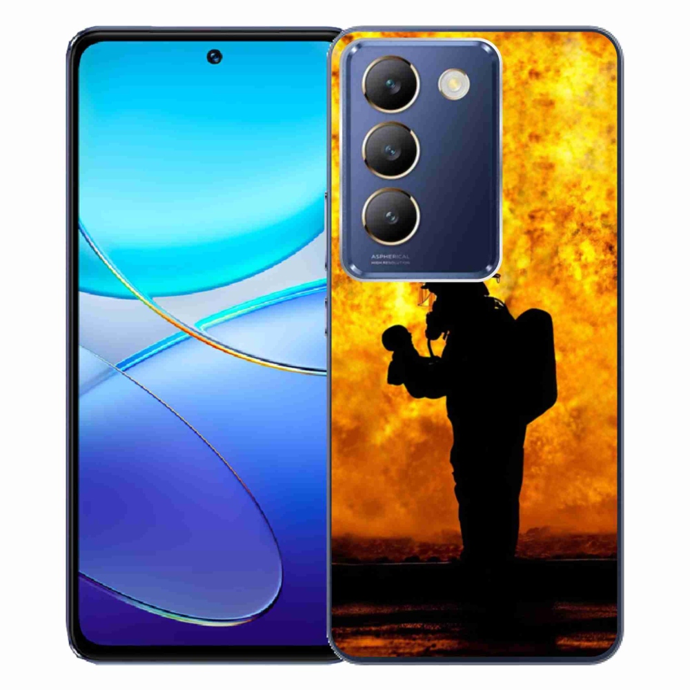 Gelový kryt mmCase na Vivo V40 SE 4G/5G - hasič