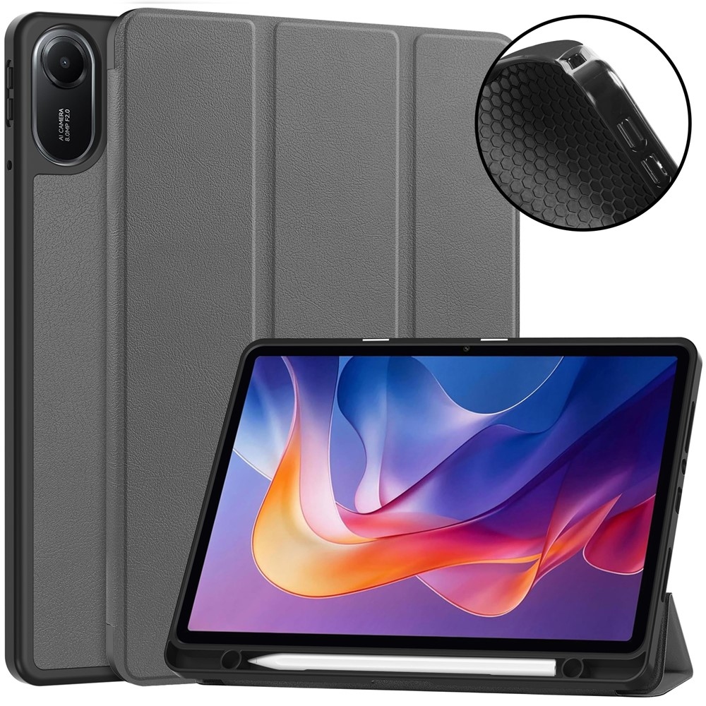 Cases chytré zavírací pouzdro na Xiaomi Redmi Pad 2 - šedé