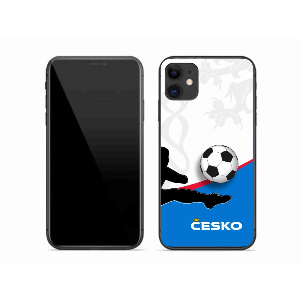 Gelový kryt mmCase na iPhone 11 - fotbal Česko 3