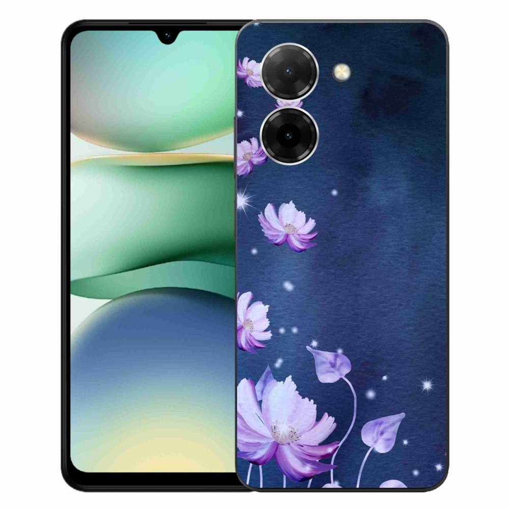 Gelový kryt mmCase na Xiaomi Redmi A5 (173.45x79.35x8.45mm) - padající květy