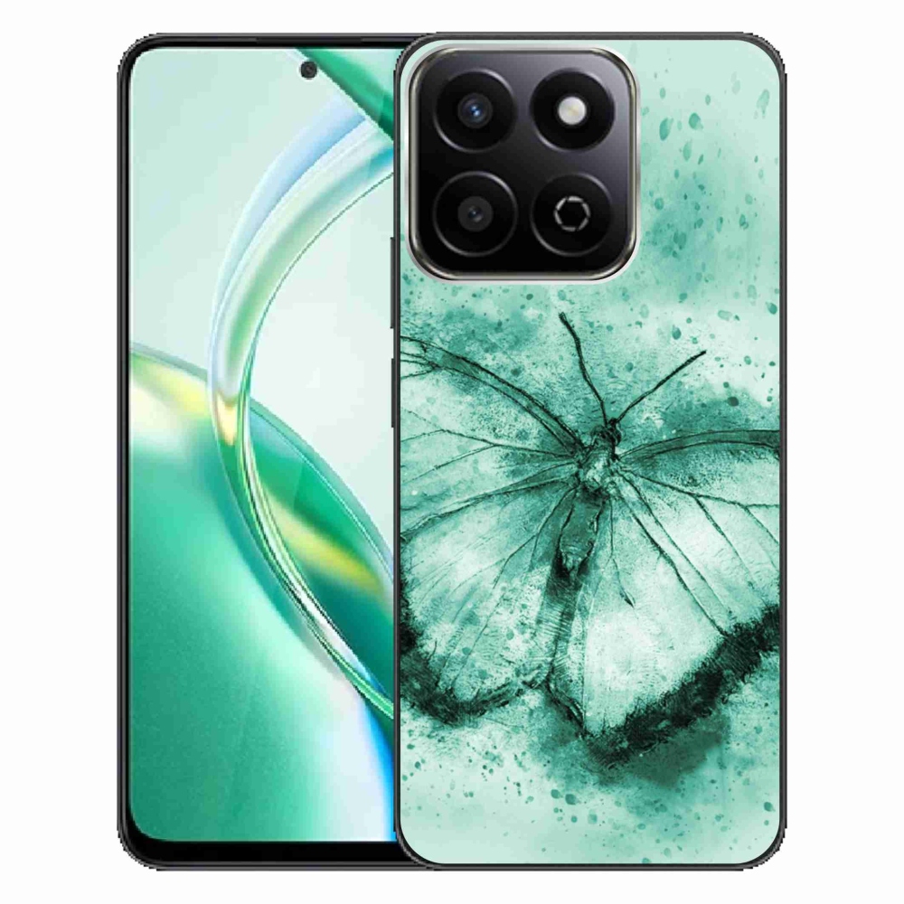 Gelový obal mmCase na Honor 200 Smart 5G - zelený motýl