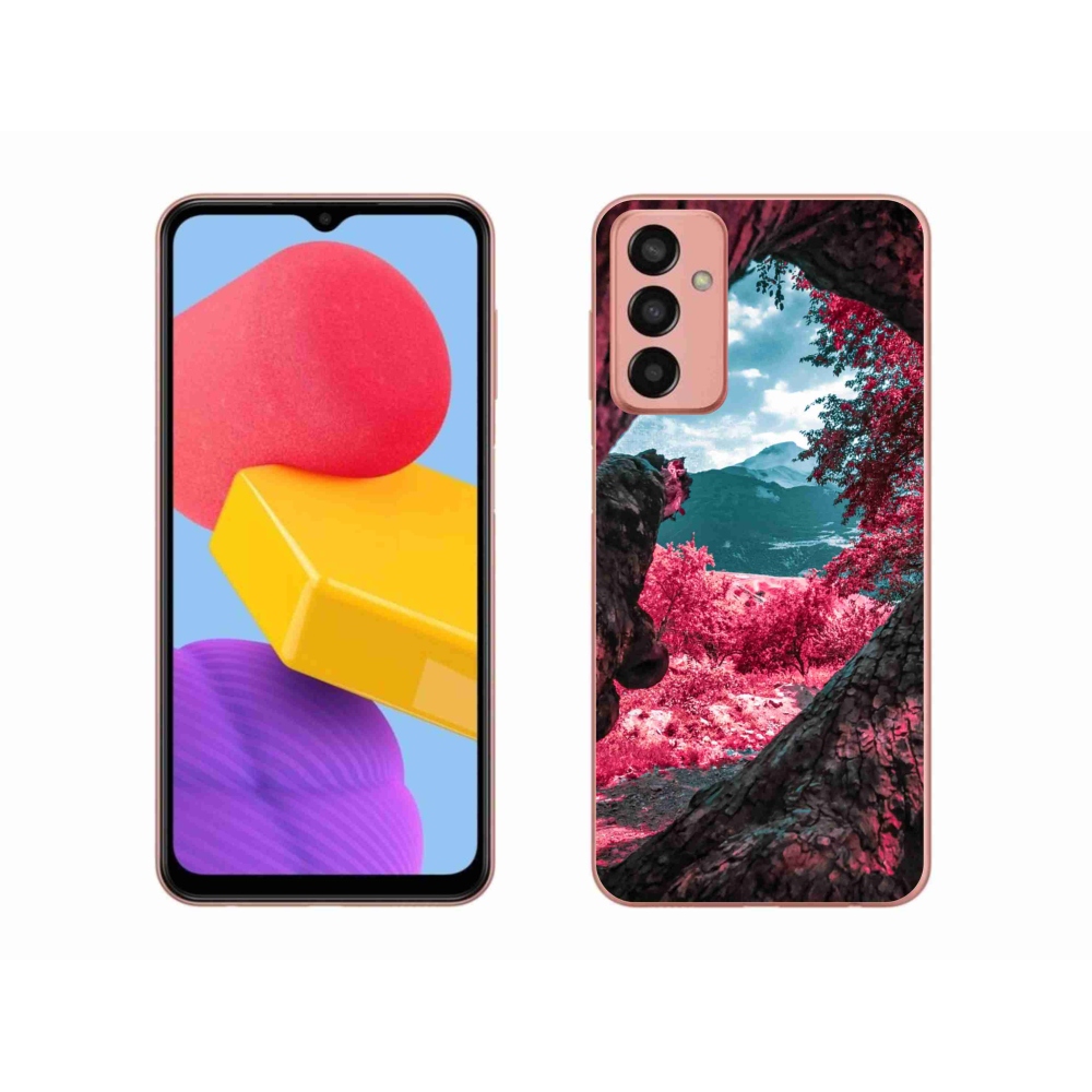 Gelový kryt mmCase na Samsung Galaxy M13 - výhled na hory