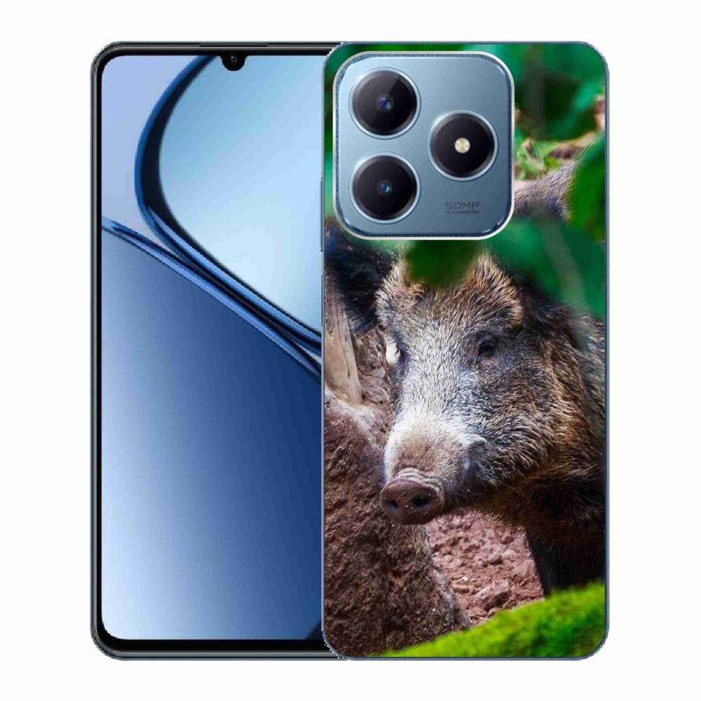 Gelový kryt mmCase na Realme C63 - divoké prase