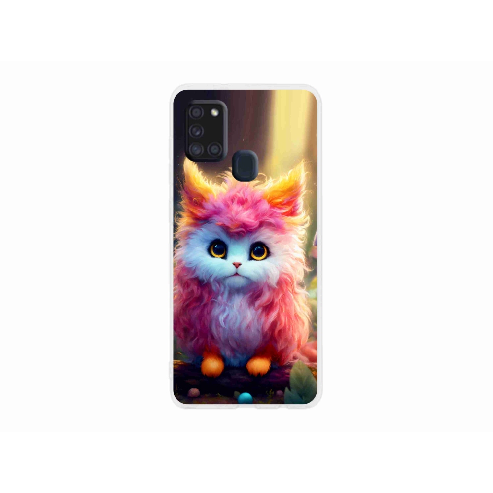 Gelový kryt mmCase na Samsung Galaxy A21s - roztomilé kotě 5