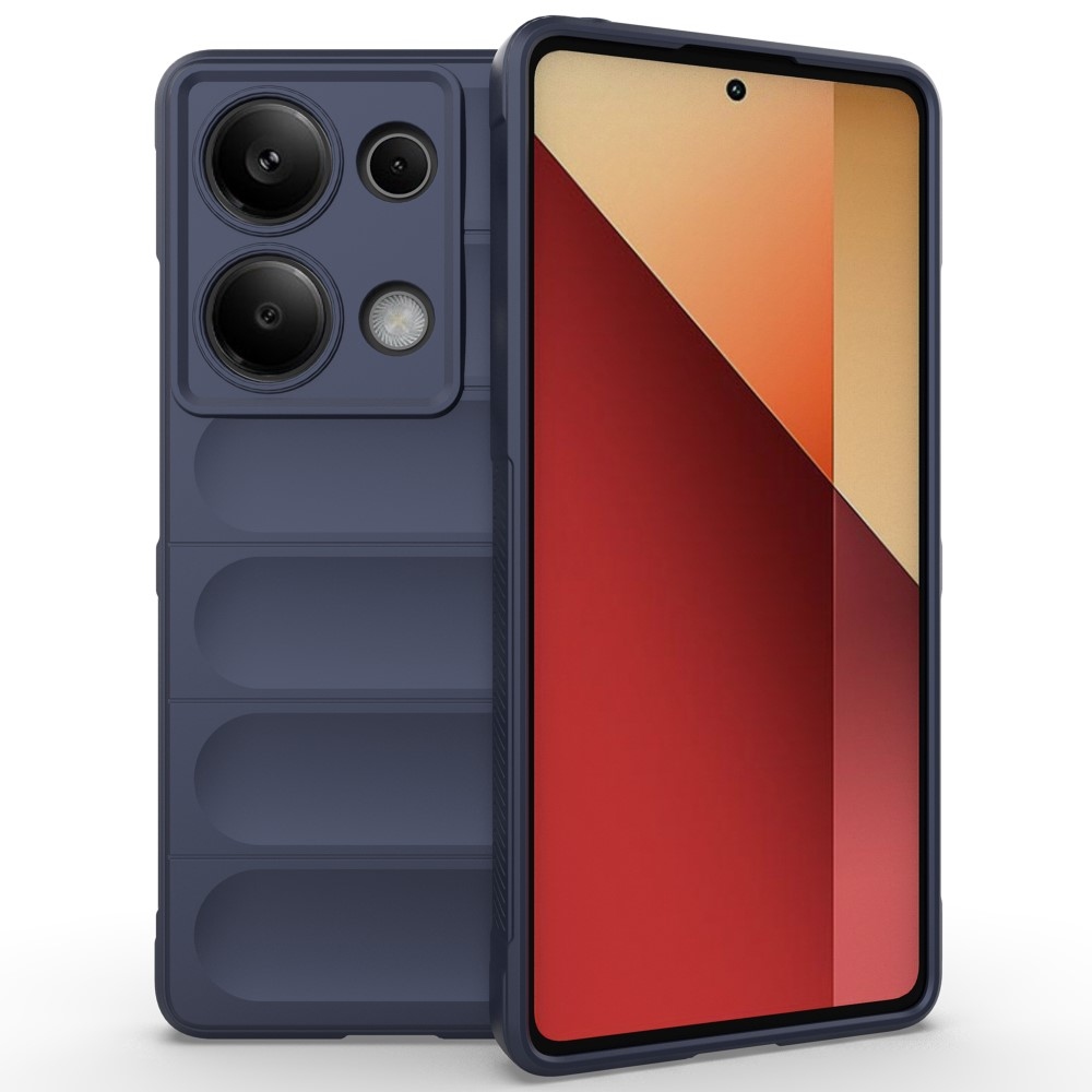 Rugg odolný gelový obal na Xiaomi Redmi Note 13 Pro 4G/Poco M6 Pro - tmavěmodrý