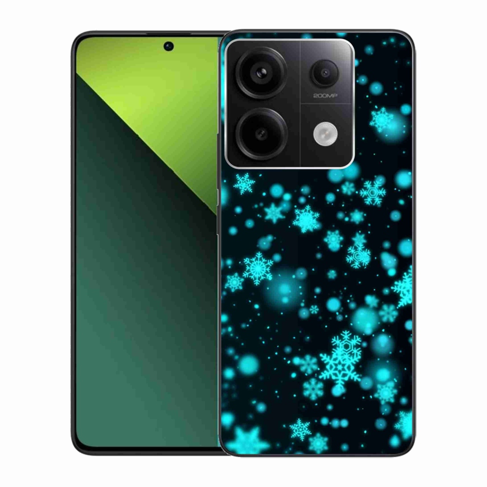 Gelový kryt mmCase na Xiaomi Redmi Note 13 Pro 5G/Poco X6 5G - sněhové vločky 1