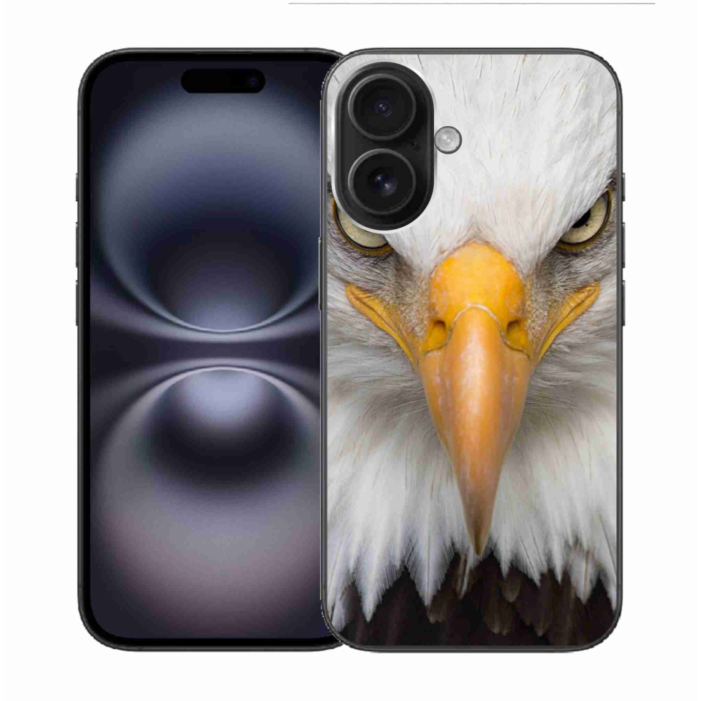 Gelový kryt mmCase na iPhone 16 - orel