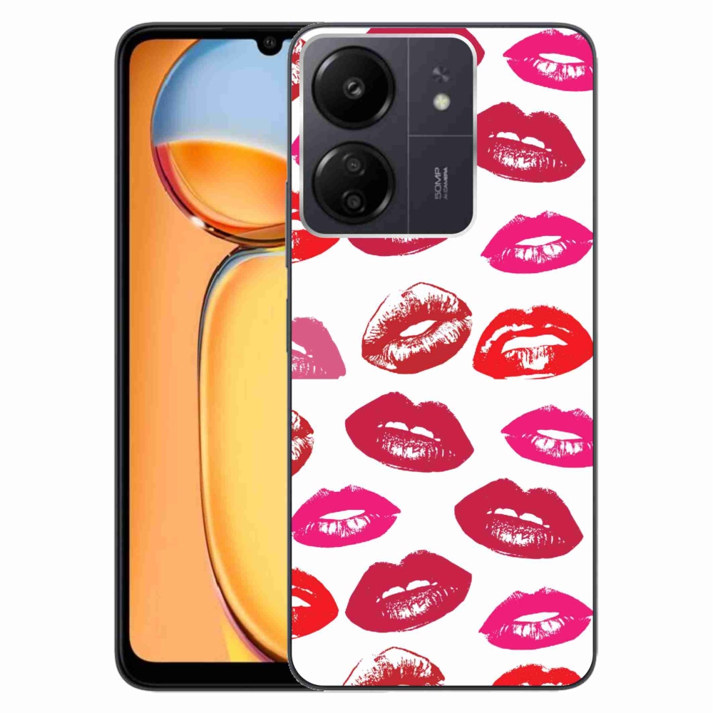Gelový kryt mmCase na Xiaomi Poco C65/Redmi 13C - rty