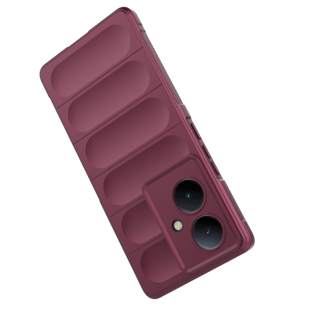 Rugg odolný gelový obal na Vivo V29 Lite 5G - vínový