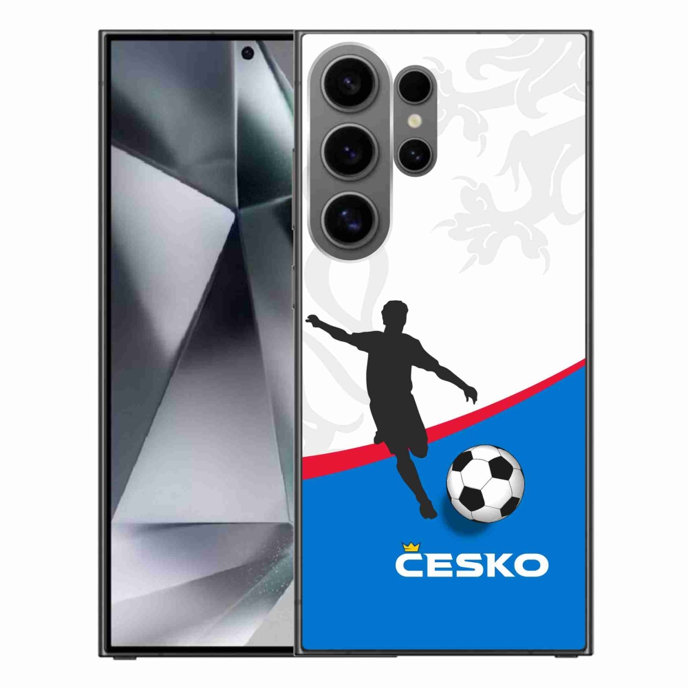 Gelový kryt mmCase na Samsung Galaxy S24 Ultra - fotbal Česko 1
