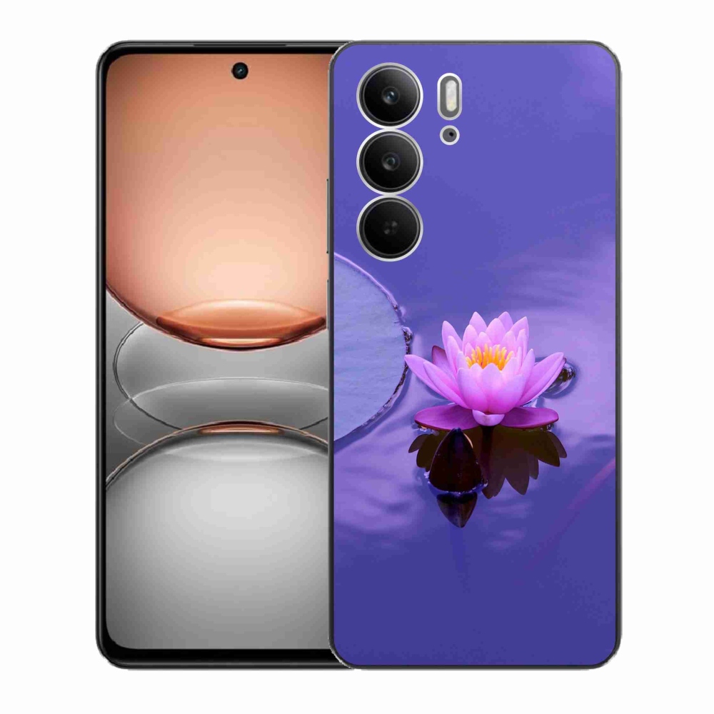 Gelový kryt mmCase na Realme C75 - květ na hladině