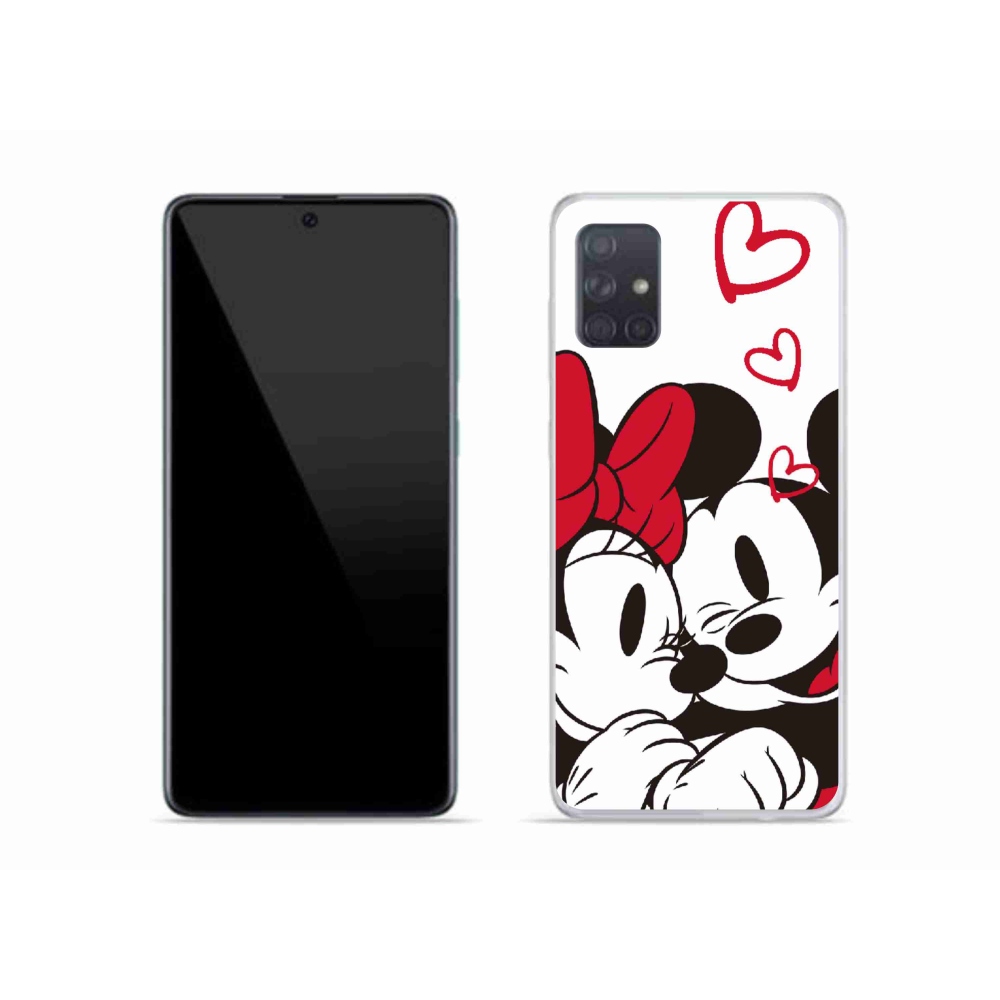 Gelový kryt mmCase na Samsung Galaxy A51 - minnie a mickey
