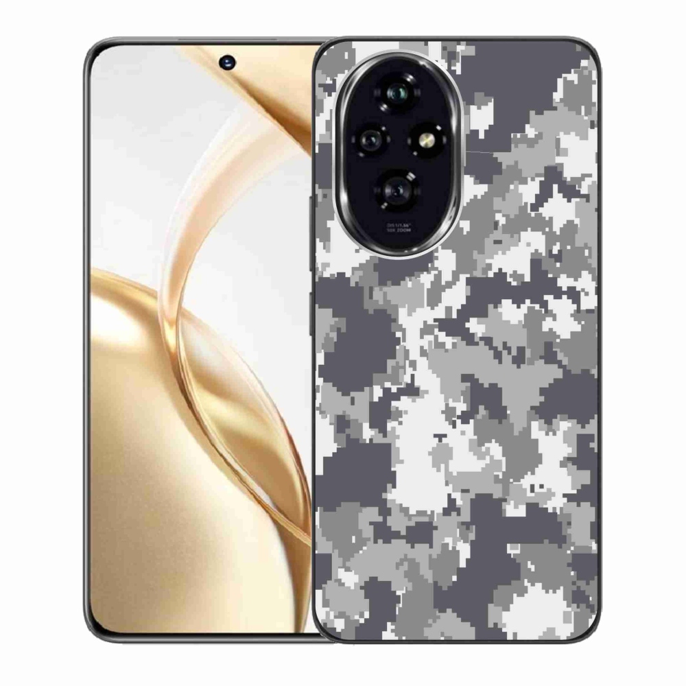 Gelový kryt mmCase na Honor 200 5G - maskáčový vzor 2