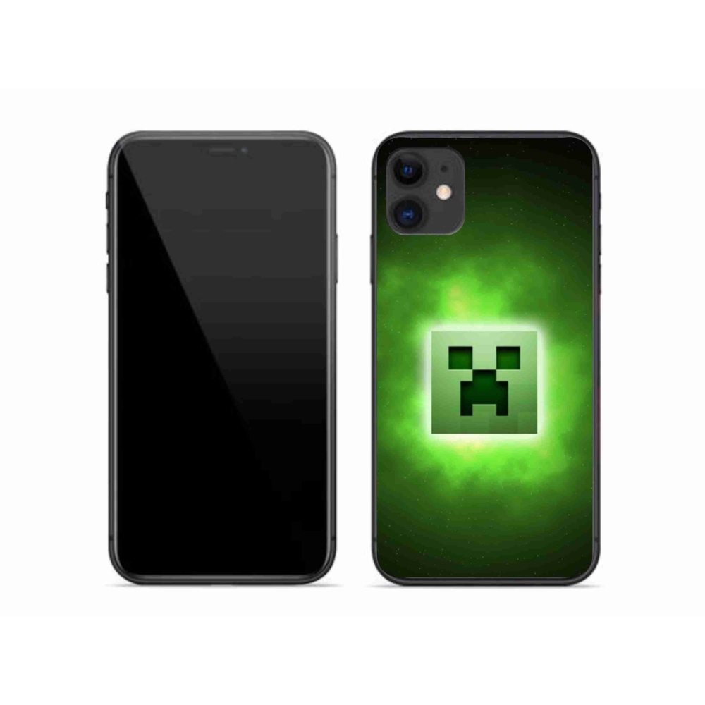 Gelový kryt mmCase na iPhone 11 - minecraft
