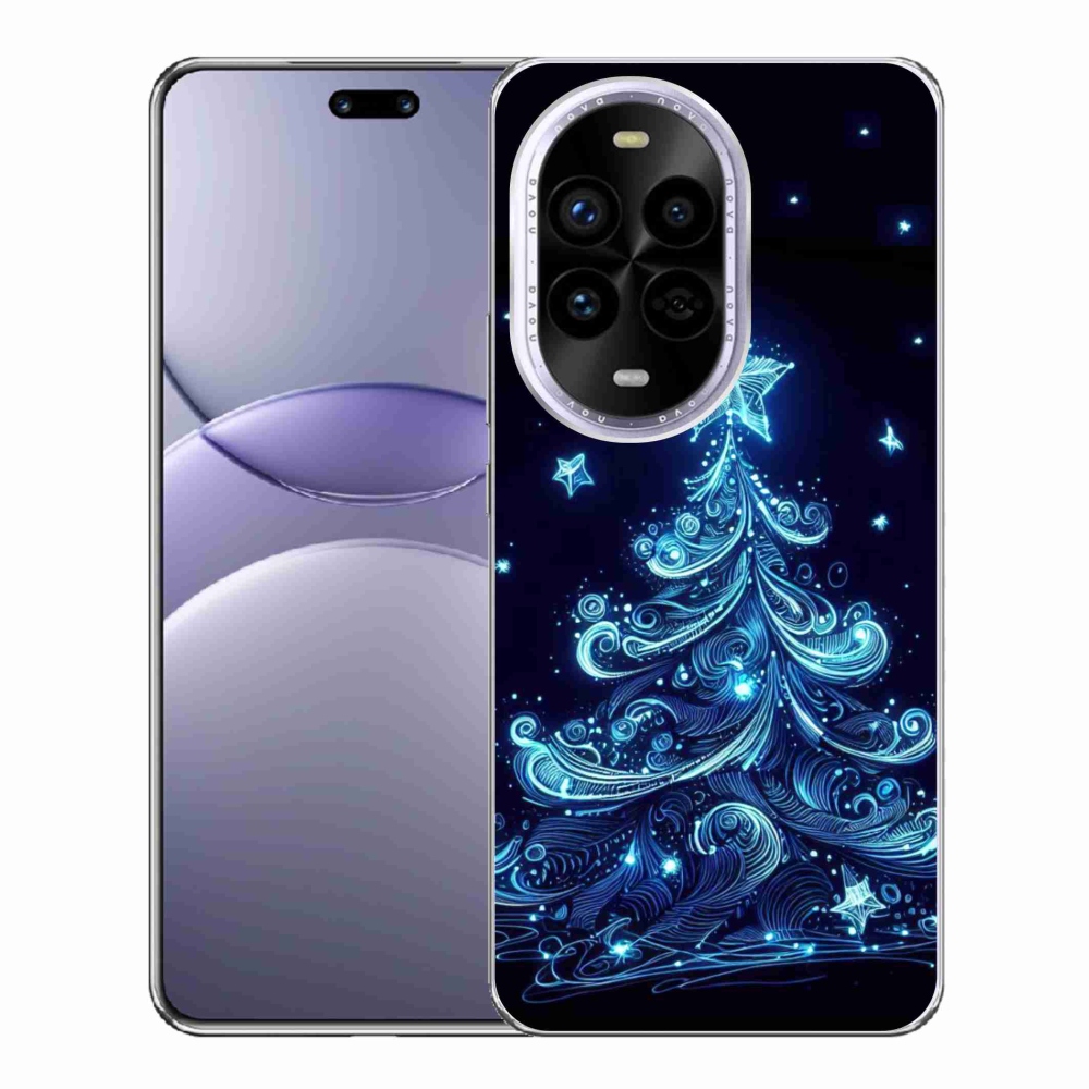 Gelový kryt mmCase na Huawei Nova 13 Pro 5G - neonový vánoční stromek 4