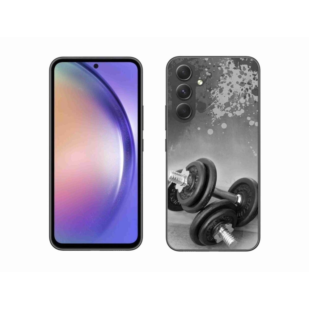 Gelový kryt mmCase na Samsung Galaxy A54 5G - činky 1