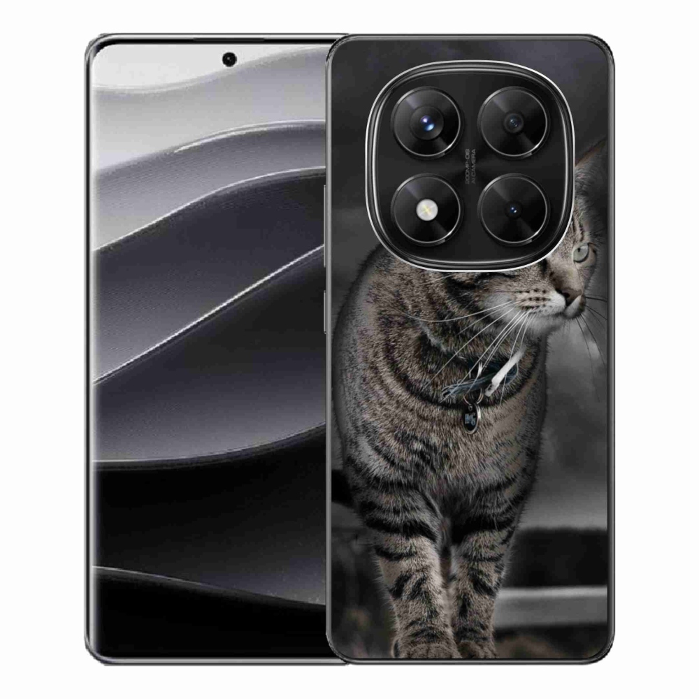 Gelový kryt mmCase na Xiaomi Redmi Note 14 Pro 5G/Poco X7 5G - kočka