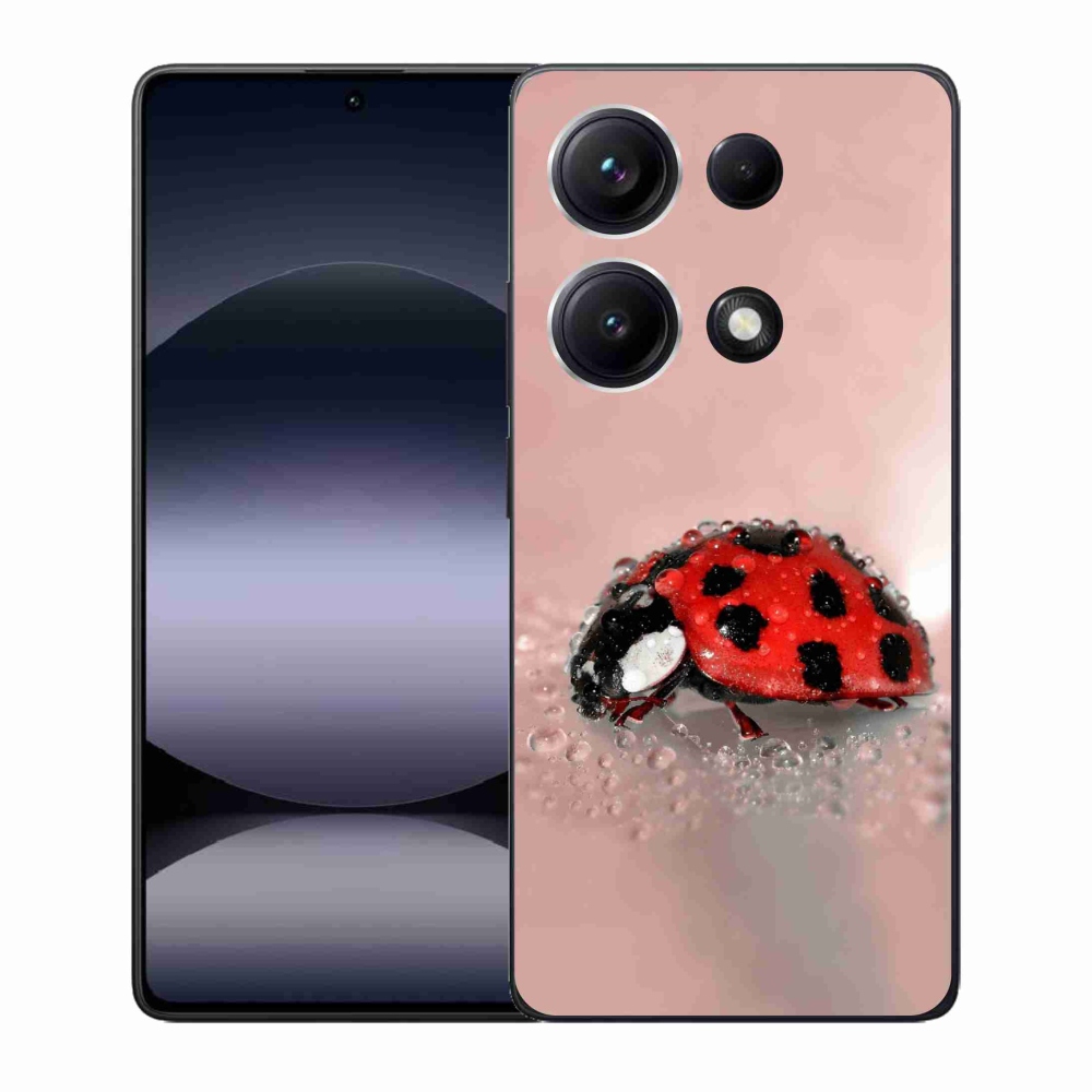 Gelový kryt mmCase na Xiaomi Redmi Note 14S - beruška