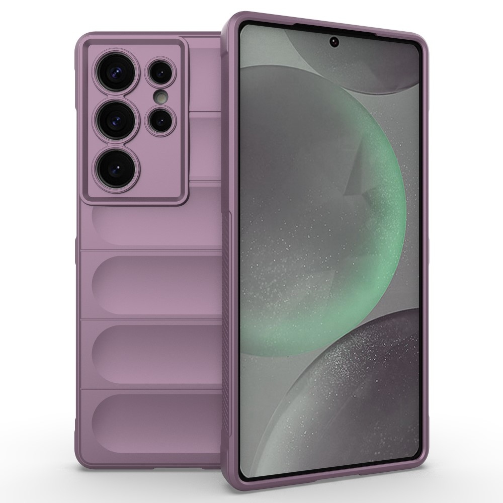 Rugg odolný gelový obal na Samsung Galaxy S25 Ultra - světlefialový