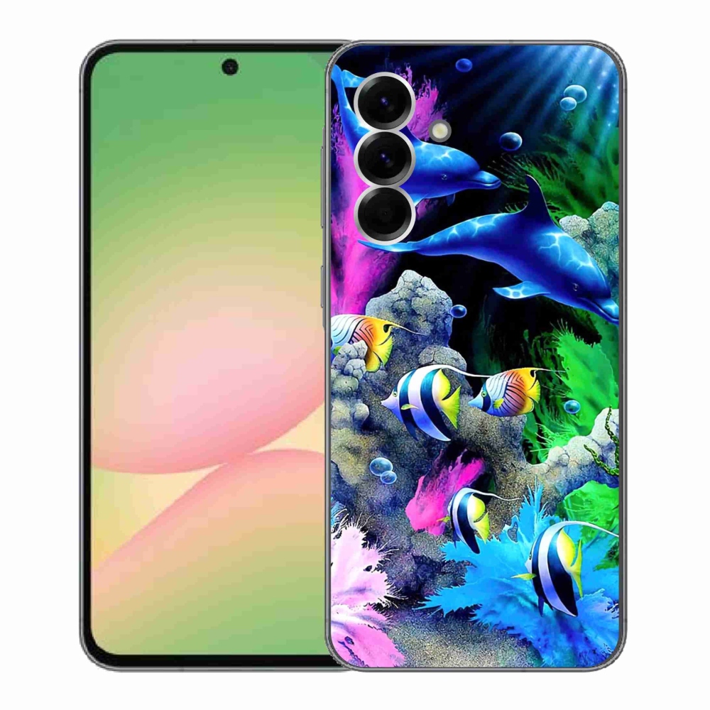 Gelový kryt mmCase na Samsung Galaxy A56 5G - mořský svět