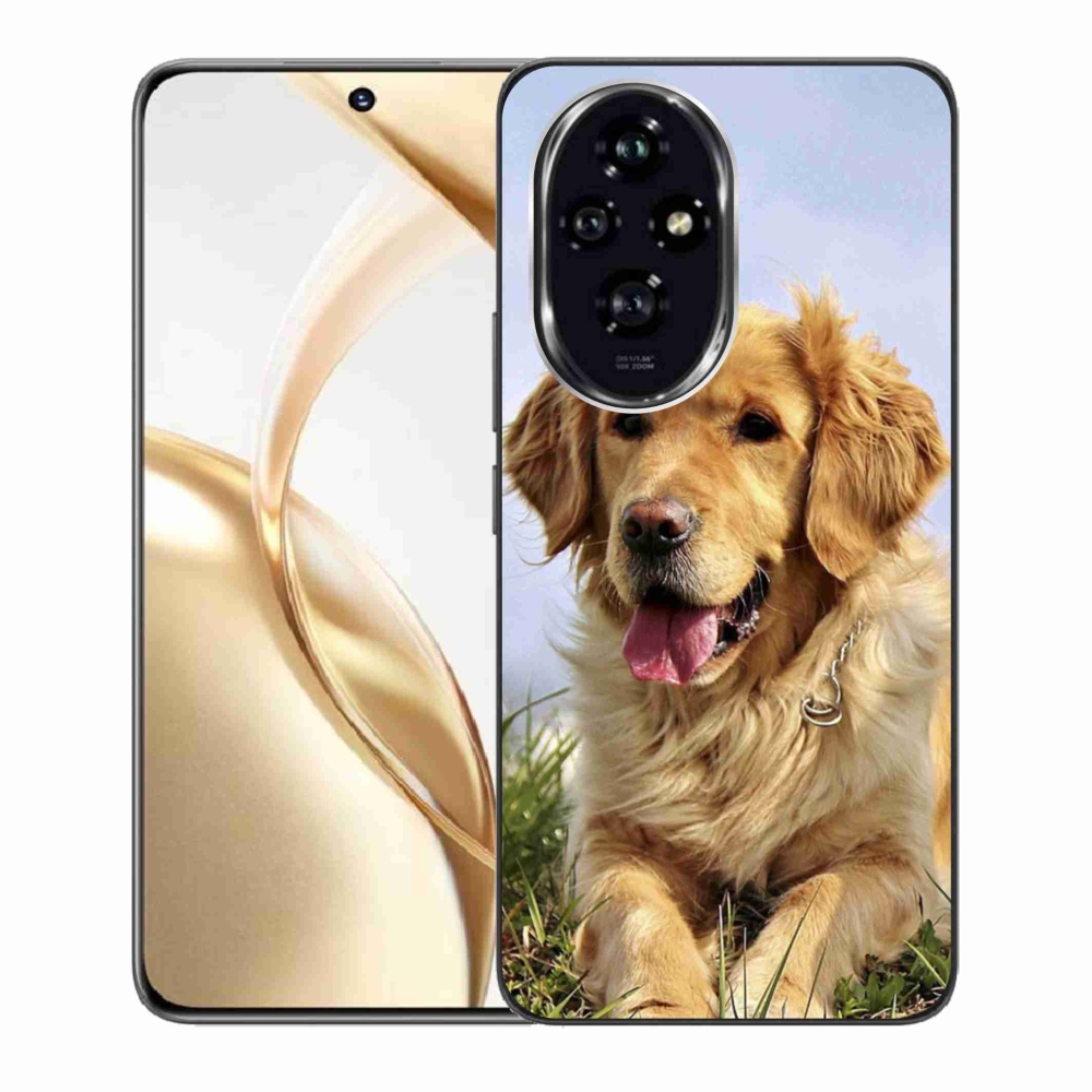 Gelový obal mmCase na Honor 200 5G - zlatý retrívr