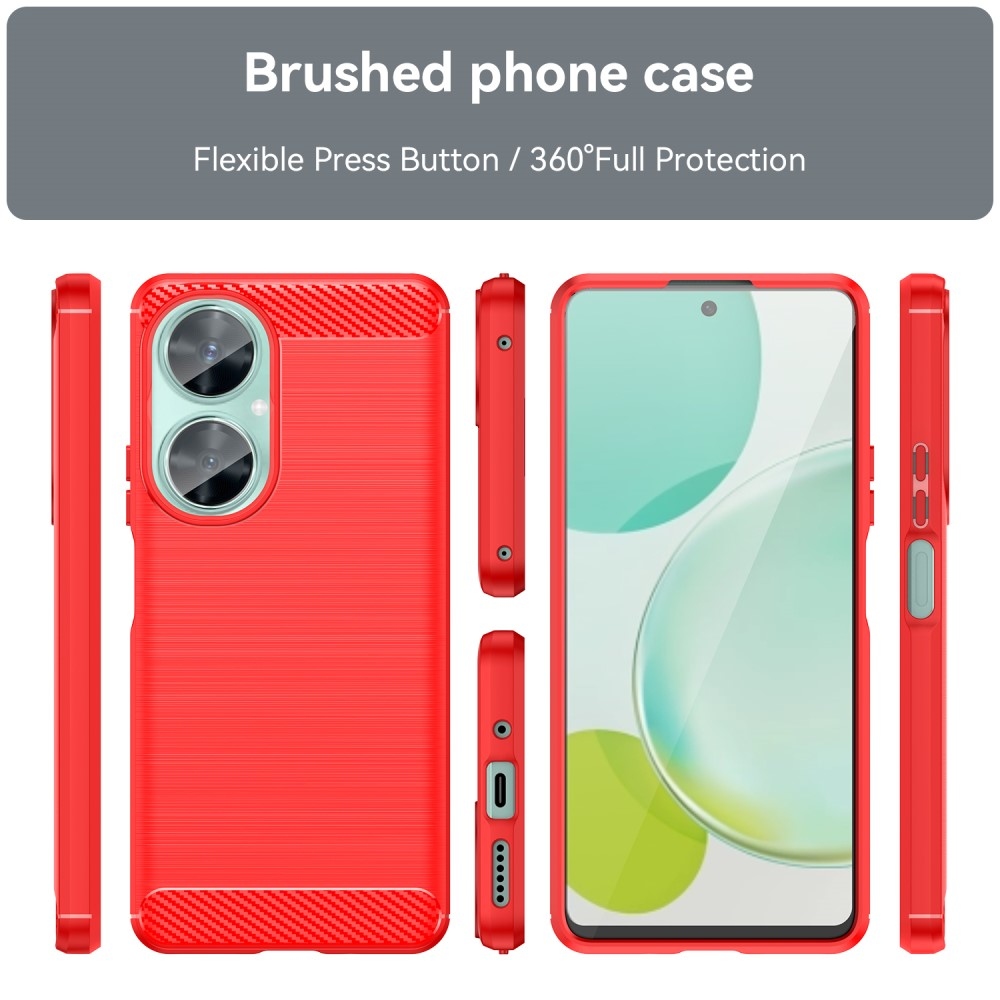 Carbon odolný gelový obal na Huawei Nova 11i - červený