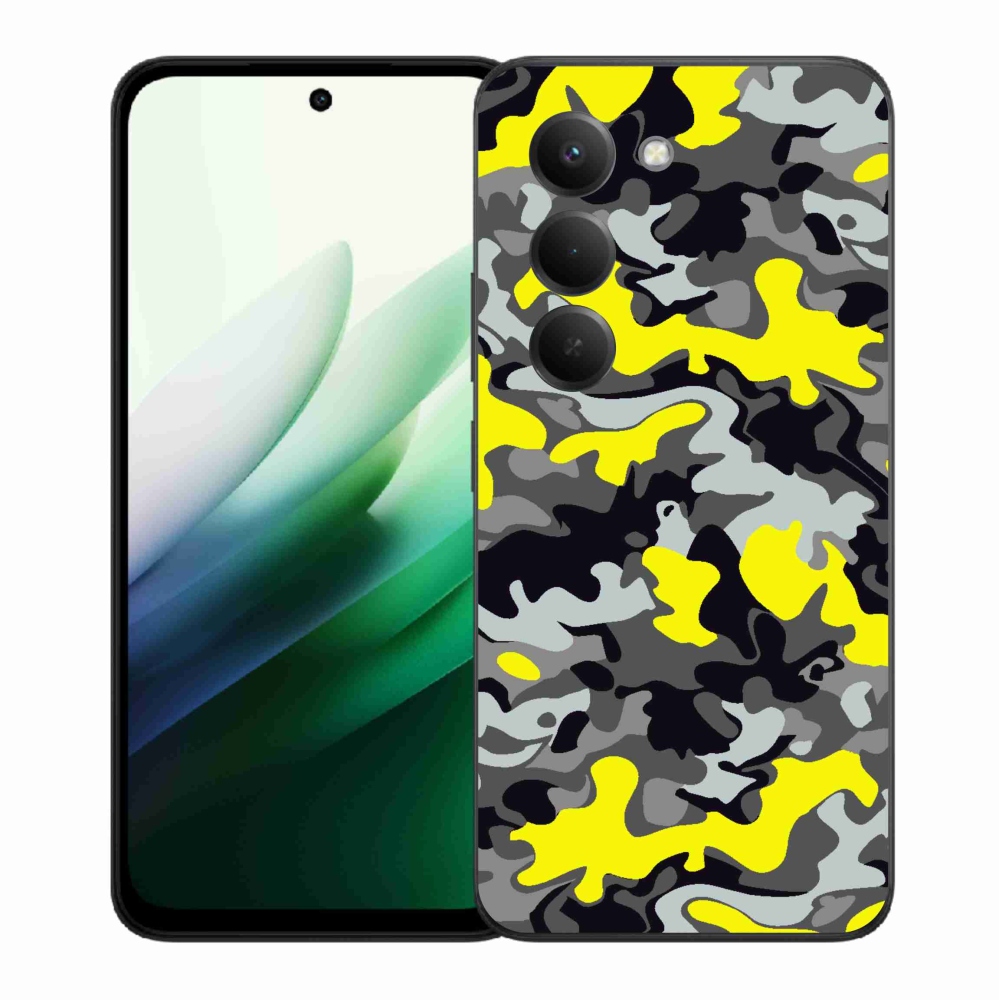 Gelový kryt mmCase na Xiaomi Redmi 15 5G (169mm) - maskáčový vzor 6