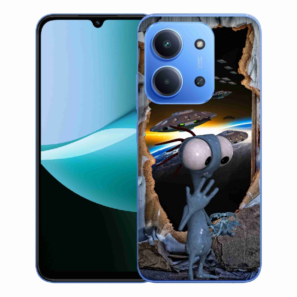 Gelový kryt mmCase na Xiaomi Redmi 15C 4G/5G (173mm) - mimozemšťan