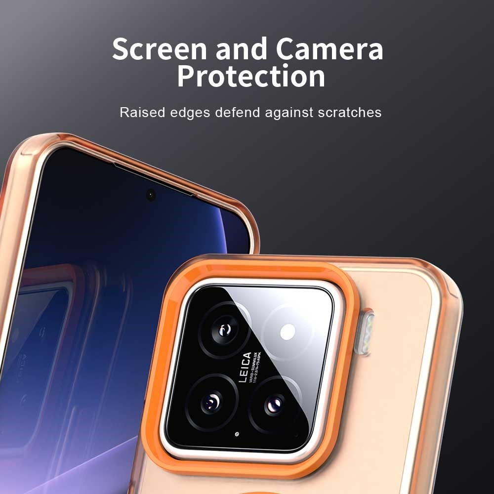 Candy gelový obal s MagSafe na Xiaomi 15 Pro - oranžový