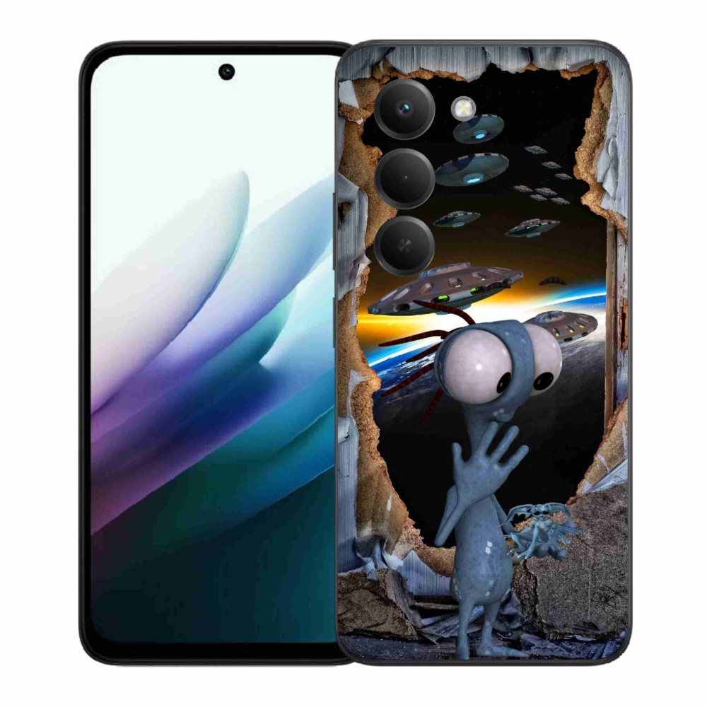 Gelový kryt mmCase na Xiaomi Redmi 15 4G/5G (171mm) - mimozemšťan