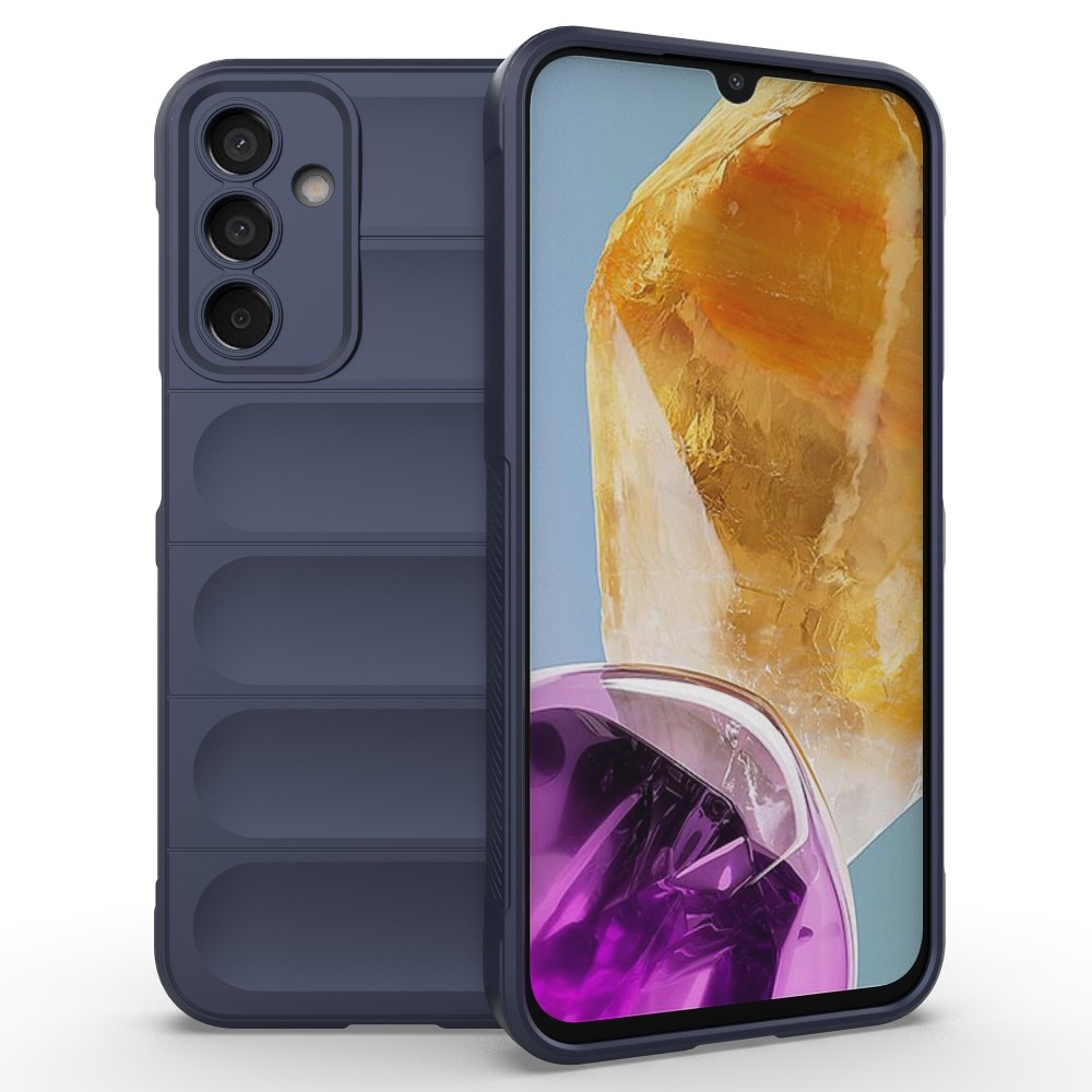 Rugg odolný gelový obal na Samsung Galaxy M15 5G - tmavěmodrý