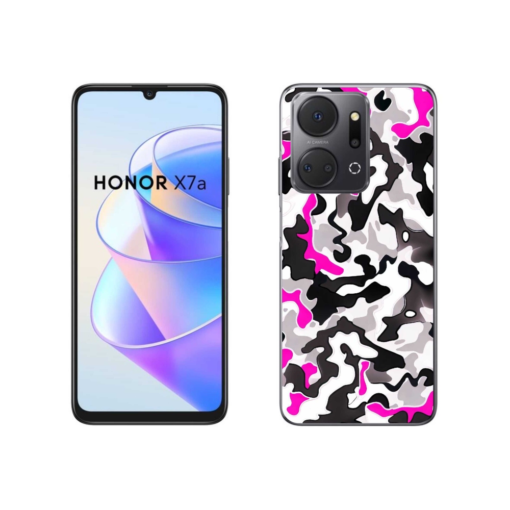 Gelový kryt mmCase na Honor X7a - maskáčový vzor 5