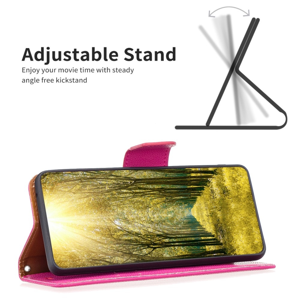 Stand knížkové pouzdro na Xiaomi Redmi Note 13 Pro 5G/Poco X6 5G - rose