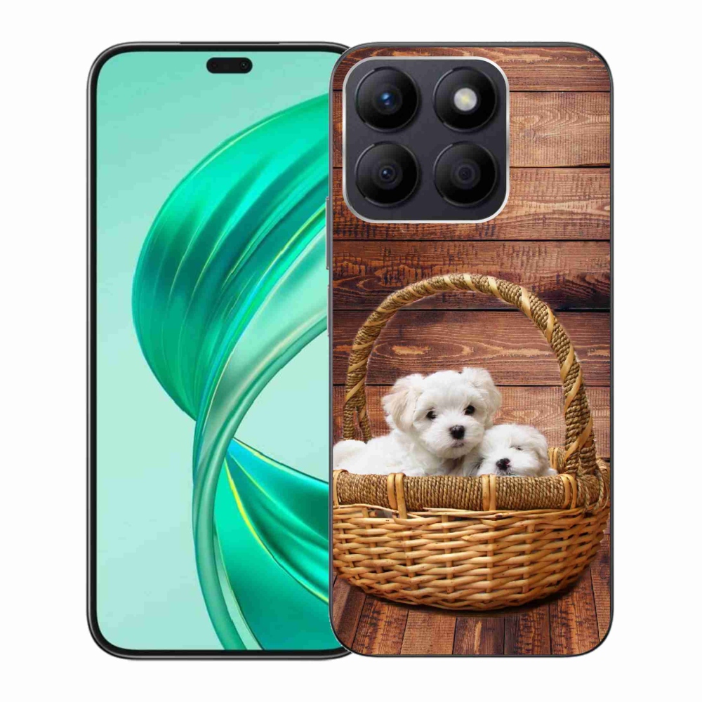 Gelový kryt mmCase na Honor X8b - štěňátka