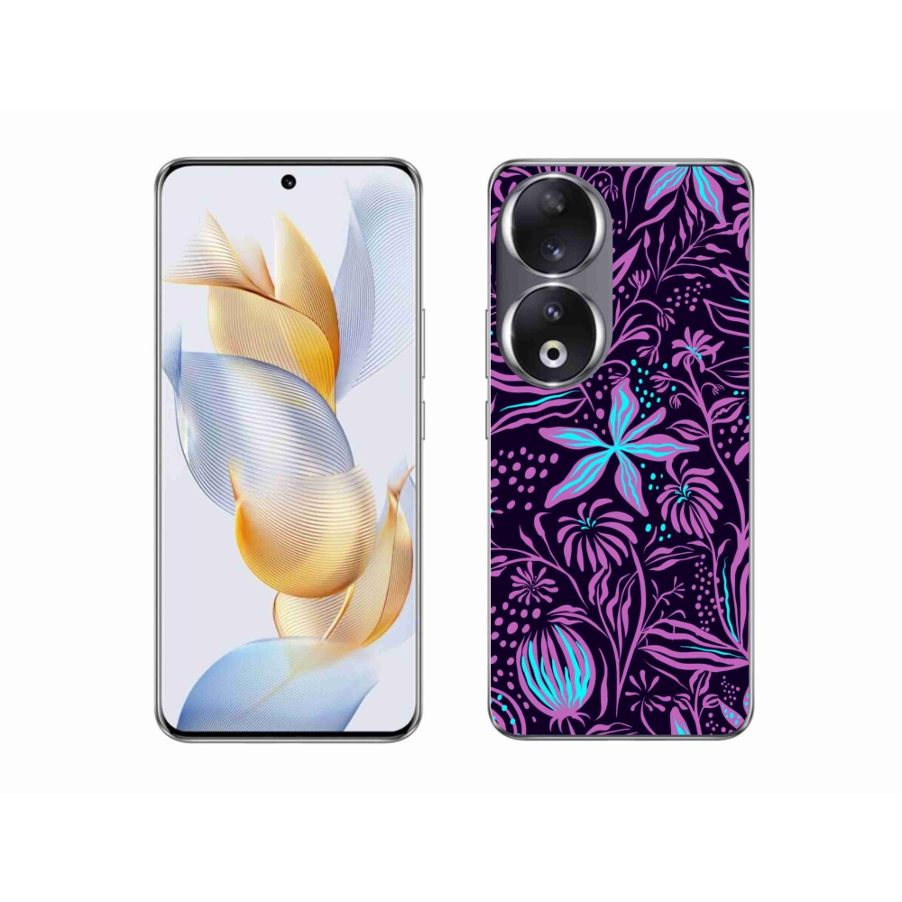 Gelový kryt mmCase na Honor 90 - květiny 2